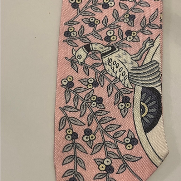 Hermes 'L'Arbre De Vie' Twilly Scarf - Picture 6 of 14